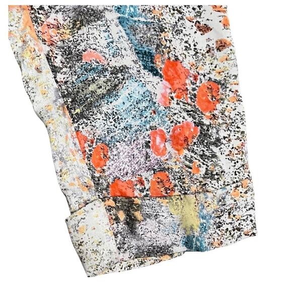 Alice + Olivia Silk Floral Print Pants Size 6/8 - Picture 3 of 7